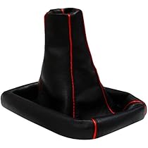 AERZETIX 35DG0073 Soufflet De Levier Vitesse En Simili, Cuir Noir