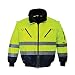 Produktbild Portwest Warnschutz-Pilotenjacke Winter gefüttert (XXL, Neongelb/Marine) 3 in 1 Funktion Abnehmbare Ärmel & Fellkragen heraustrennbares Futter EN 20471 Arbeitsjacke Warnschutzjacke