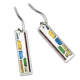 ☆ Regalo de moda, simple Dyudyrujdtry - Pendientes largos para mujer, diseño de botella de vodka