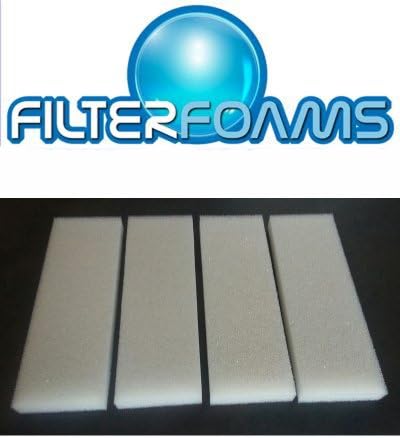 4 x Fluval Quality Compatible 204, 205, 206, 304, 305, 306 Foam Sponge Media