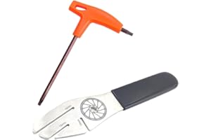 ANTHYTA Fahrrad Scheibenbremse Werkzeug Bremsscheiben Richtwerkzeug Edelstahl Fahrrad Bremsscheiben Einsteller 15/18/42mm Bremsen Rückstellwerkzeug Einstellung Werkzeug für fahrrad scheibenbremse