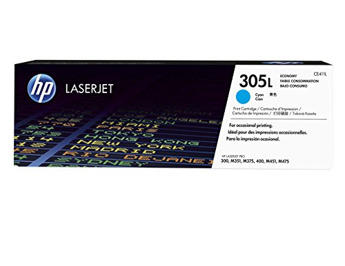 HP 305L Economy (CE411L) Blau Original Toner für HP Laserjet Pro M351, M375nw, M451, M475
