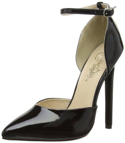 Pleaser  EU-SEXY-21 Pumps Womens  Black (Blk pat) Size:5 UK (38 EU)