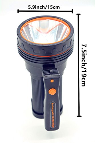 Ambertech Wiederaufladbare 7000 Lumen Super Heller LED Scheinwerfer Taschenlampe Suchscheinwerfer - 2