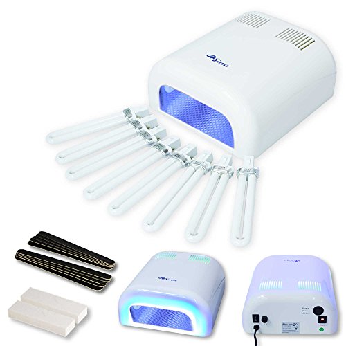 UV Lichthärtungsgerät Lampe Nagel Gel Acryl inkl. 8 UV Röhren