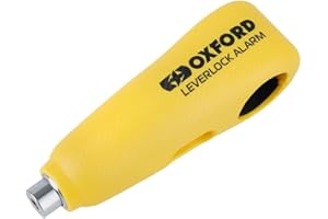 Oxford Products LeverLock Motorcycle Security Alarm, Yellow