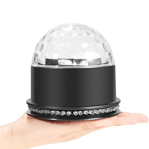 Disco Light, VIVILIFE Magic Ball DJ Lights Stage Ball Effect Lighting RGB Color Changing Music/Sound Actived Crystal for KTV Party Wedding Show Club Pub 220V