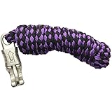 PFIFF Führstrick zweifarbig, schwarz-lila