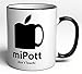 Produktbild Tasse miPott don´t touch - mit Spruch - lustig - Büro/Arbeit