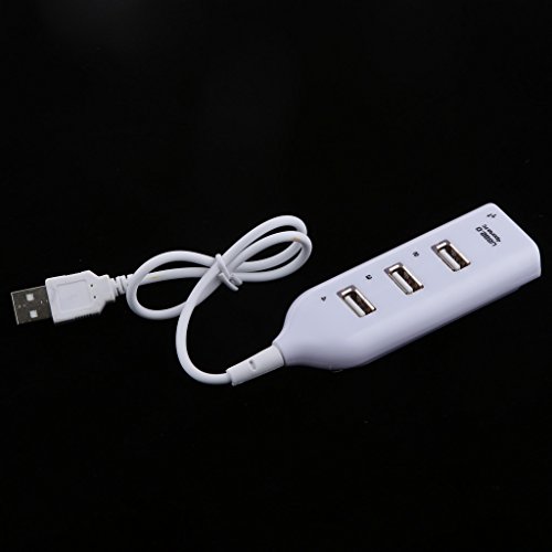 MagiDeal 4 Port USB HUB Datenhub für USB 2.0 kompatiblen Geräten - 4
