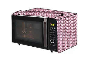 The Furnishing Tree Microwave Oven Cover for LG 28L MC2886BPUM Packed Pattern Pink