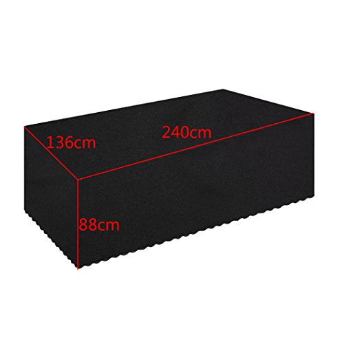 Homdox 3655 flexiable Sofa-Abdeckung / Möbel-Schutz für Wohnzimmer-Dekor, 240*136 x88 Abdeckplane und Schutzhülle für rechteckige Sitzgarnituren und Tische