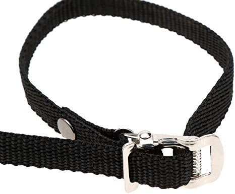 srovfidy 1 Pair Anti-slip Bicycle Pedal Toe Clip Strap Adjustable Soft Band Bike