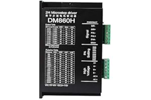 POLISI3D CNC DSP Digital Microstep driver DM860H Stepper Motor Controller 2-phase Digital Stepper Motor Driver for Nema 23 Nema 34 series stepper motor, Replace DMA860H