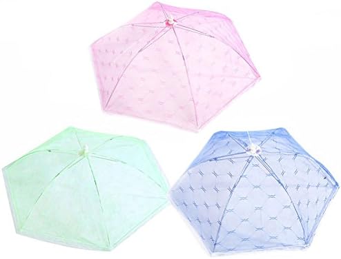 Dreammy New Foldable Food Umbrella Cover Fly Wasp Insect Net Picnic Kitchen Mesh Net