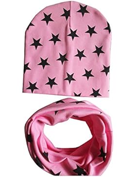 Gaorui 1 Set Babybekleidung Schals mit Baby Mütze Schal jungen Mädchen Halstuch Kind Hüte