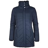 Womens Only Marge Padded Coat In Navy