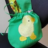 Haseohrentasche, Stoffosterkorb, Osterkörbchen