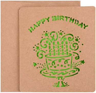 Mother's day Card Kraft paper Birthdays Business Valentine's day greeting card-D 4x5inch