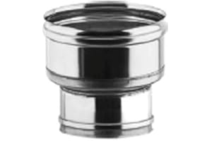 SGM CLIMA SRLS AIR EVOLUTION Raccordo caldaia canna fumaria in acciaio inox femmina/femmina (DN 80-120)