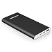 Produktbild FLOUREON 12000mah Powerbank Externer Akku mit Type C Input, 5V/3A Type C und USB Output Schnellladefunktion USB C für Handy Smartphone Tablet Schwarz