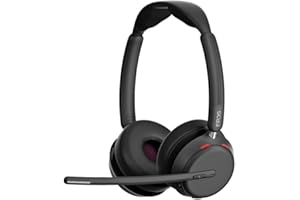 EPOS IMPACT 1060T Professional Double-Sided Wireless Headset for PC, EPOS AI Noise Cancellation, Super Wideband Audio, BrainAdapt Comfort, Bluetooth, Microsoft Teams Certified, Ideal for Long Calls