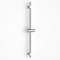 DETBOM Shower Rail Black 70 cm, 304 Stainless Steel With Shower Head Holder, 360° Rotatable, Variable Wall Mounts For Adjustment To Existing Drills
