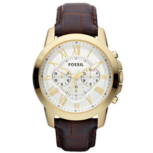 Fossil Herren-Armbanduhr XL Chronograph Quarz Leder FS4767 Fossil Herren-Armbanduhr XL Chronograph Quarz Leder FS4767
