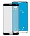 Produktbild Samsung Galaxy Note 4 N910F Glas in SCHWARZ: Reparatur Set *NEU* mit Glas Scheibe und Kleber, Display black, Frontscheibe komplett, Display-glass repair kit für Note 4, Ersatzteil für Glasscheibe