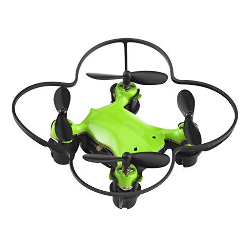 Virhuck Volar-360 MINI Drone Christmas Gifts Presents, 2.4G 4CH 6Axis Gyro Headless Mode, Multicolor LED Lights, One Key Return Mode Mini Drone RC Quadcopter Helicopter - Green
