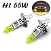 Produktbild 2x H1 55W 12V Gelb Aqua Vision Yellow Original Jurmann Trade Ersatz Halogen Birne für Scheinwerfer, Fernlicht, Abblendlicht, Nebelleuchte vorne - E-geprüft