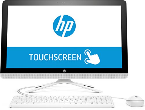 HP (24-g060ng) (1ED85EA) 60,45 cm (23,8 Zoll / FHD-IPS Touchscreen) All-in-One Desktop PC (Intel Core i5-6200U, 8 GB RAM, 1 TB HDD, NVIDIA GeForce 920MX, Windows 10 Home 64) weiß