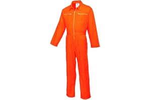 Portwest Baumwoll Overall, Größe: S, Farbe: Orange, C811ORRS