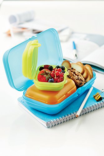 Tupperware 4251020845591 Maxi-Twin Set of 3 Boxes, Kunststoff, orange / blau / grün, 23.2 x 13.8 x 5.8 cm - 7