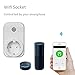 Produktbild HKFV WIFI Smart APP Fernbedienung Timer Steckdose EU Stecker Hausautomation Intelligenter Sockel