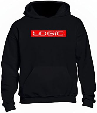 Zanq Logic Abstract Fashion Adults Comfy Warm Unisex Hoodie Gym and Casual Wear Rewashable Durable Print Professionally Printed