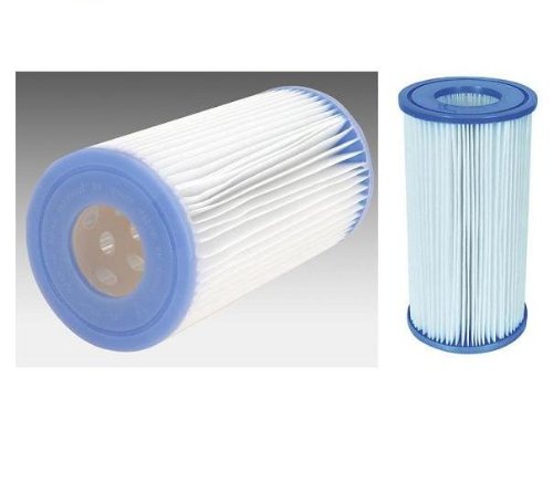 MQ 2 Stück Filter Kartusche für Bestway 58012 Gr.3 PMS 8 Poolfilter / Intex Typ A 59900