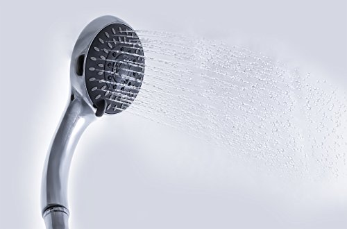 Preisvergleich Produktbild Duschbrause Duschhandbrause, Dusch Handbrause Duschkopf verchromt, hochwertig, extra leicht, 5 Dusch-Funktionen