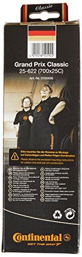 Continental Faltreifen Grand Prix Classic, Black/Trans Skin, One size, 0100456 - 6