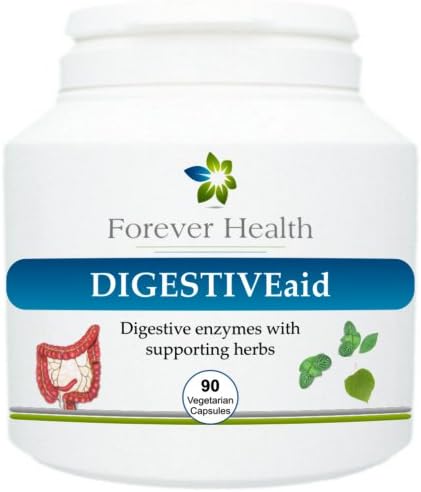 Digestive Aid - Powerful Herbal Combination of Digestive Enzymes and Gut Soothing Herbs To Help With Digestion Problems - Helps with many Digestive Disorders and Colon Problems - Also Helps With Flatulence and Bad Breath !
