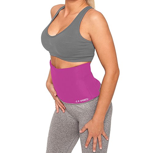 C.P. Sports Fitnessgürtel Bauchgürtel zur Fettverbrennung – Taillentrimmer für Männer und Frauen – Schwitzgürtel zum abnehmen, Slimmer Belt – Bauchweggürtel Taillengürtel Taillenformer Miedergürtel - 2