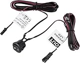 Max. Leistung 36 Watt 12V MINI-AMP - Verlängerungs-Kabel 4m mit Einbau-Wippschalter 36W - schwarz