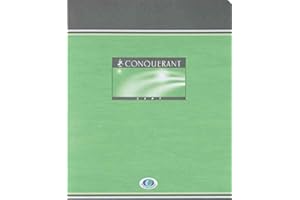 CONQUERANT Conquérant 92050 Cahier Sept Brouillon Piqûre Couverture Offset Tables Calcul 170 x 220mm Papier Vert