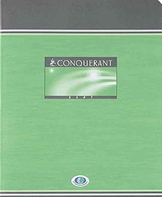 Conquerant CONQUÉRANT Lot de 25 Cahiers de brouillon 17 x 22 cm 48 pages 56g Séyès Grands Carreaux