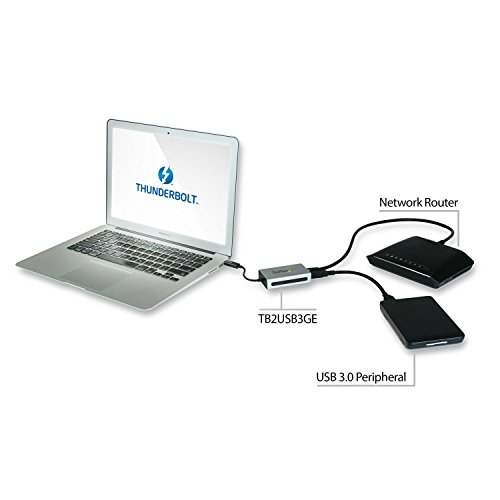 StarTech TB2USB3GE Gigabit Ethernet mit USB 3.0 Adapter - 15