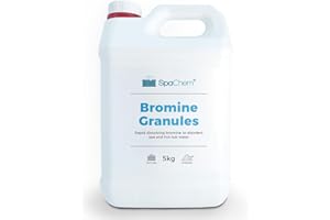 SpaChem 5kg Spa Bromine Granules For the Disinfection of Swimming Pool Spas and Hot Tub Water - Premium Grade Bromine Infused Chemical, used as a primary sanitizer for your Spa or Pool