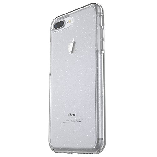 OtterBox Symmetry Clear - Funda protecci  n transparente para iPhone 7 Plus 8 Plus Stardust  purpurina 