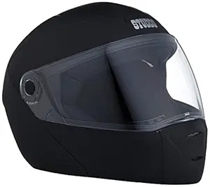 Studds Ninja Elite SUPER Flip Up Full Face Helmet (Matt Black, XL)