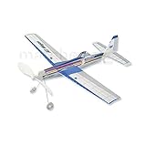 Spannweite ca. 420 mm matches21 Propeller Flieger Gummimotor Gleiter Flugzeug Segler 42 cm Bausatz 1 STK. Kinder Werkset Bastelset ab 8 Jahren