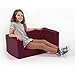 Children's Comfy Foam 2 Seater Mini Sofa in Purple. Soft, Colourful, Comfortable & Lightweight with a Removeable Cover